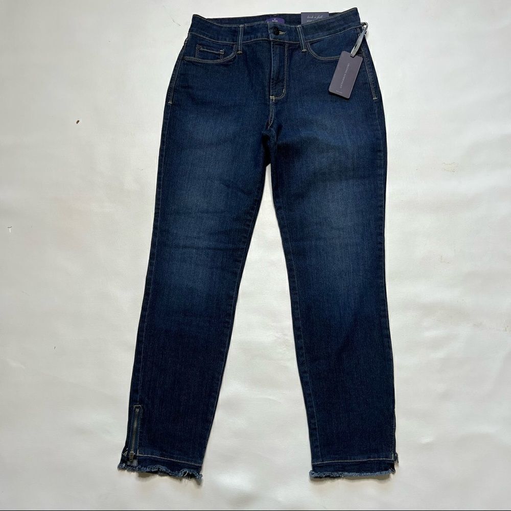 NYDJ Not Your Daughter’s Jeans | NWT Original Slimming Fit Ankle Raw Hem Jeans